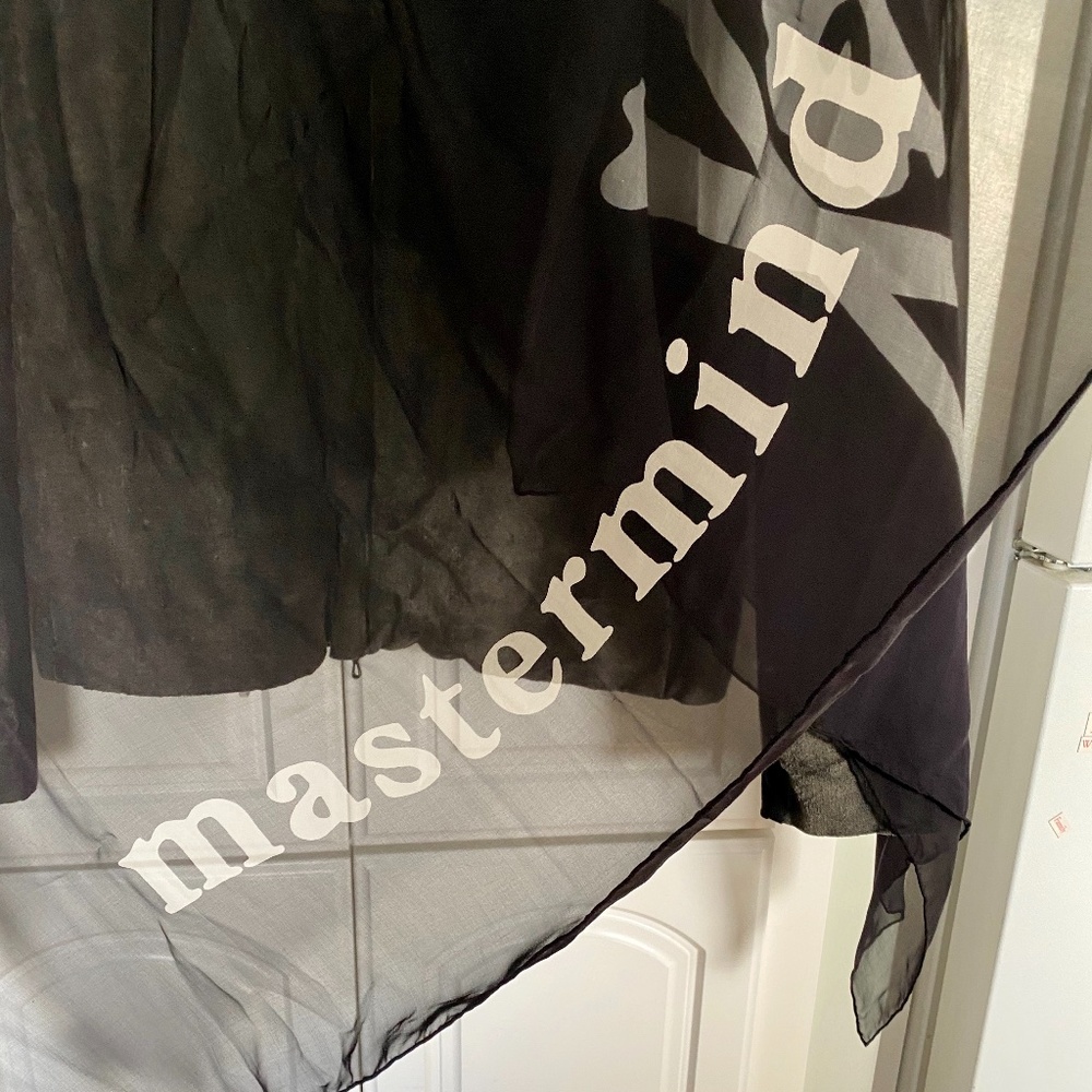 Mastermind Japan Silk scarf wrap Masaaki Homma - Picture 2 of 12